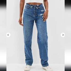 American Eagle Outfitters Baggy Straight Leg Jeans